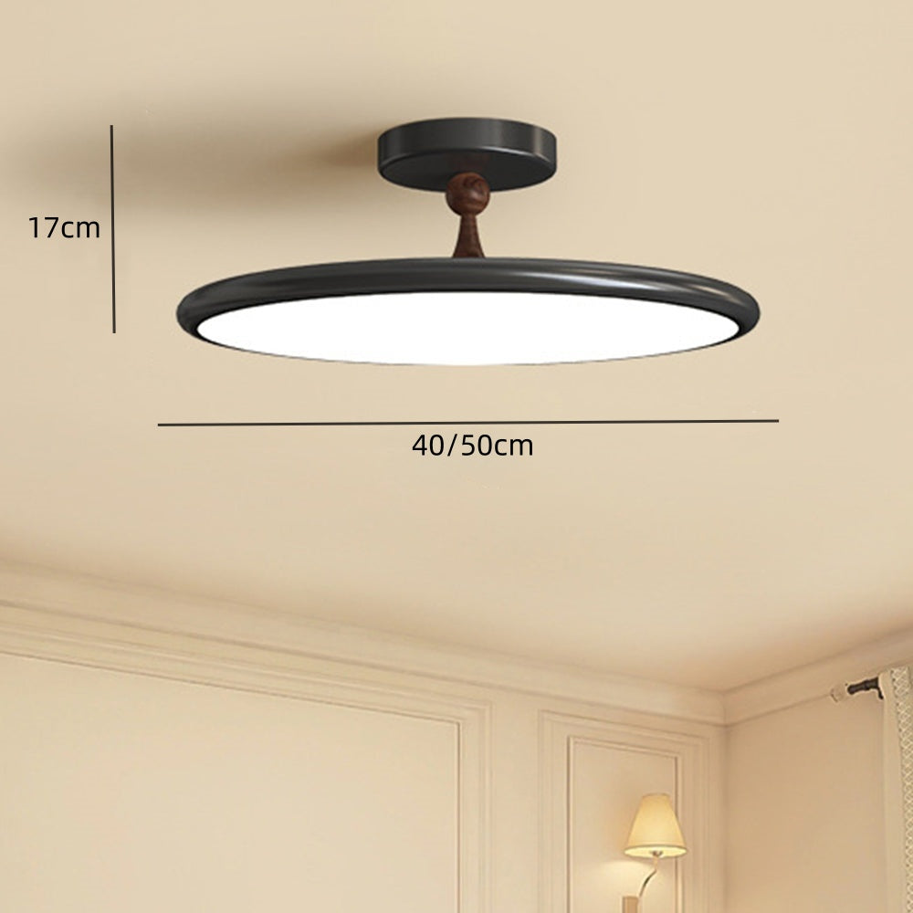Bauhaus Disc Ceiling Light - Acrylic LED Bedroom Lighting Modern