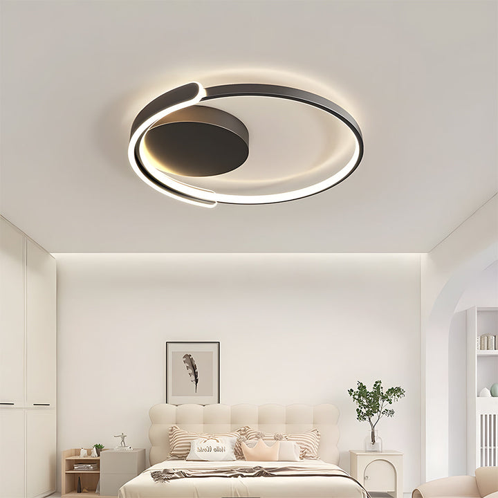 Round LED Ceiling Light - Modern Fixture for Living Room & Dining Room