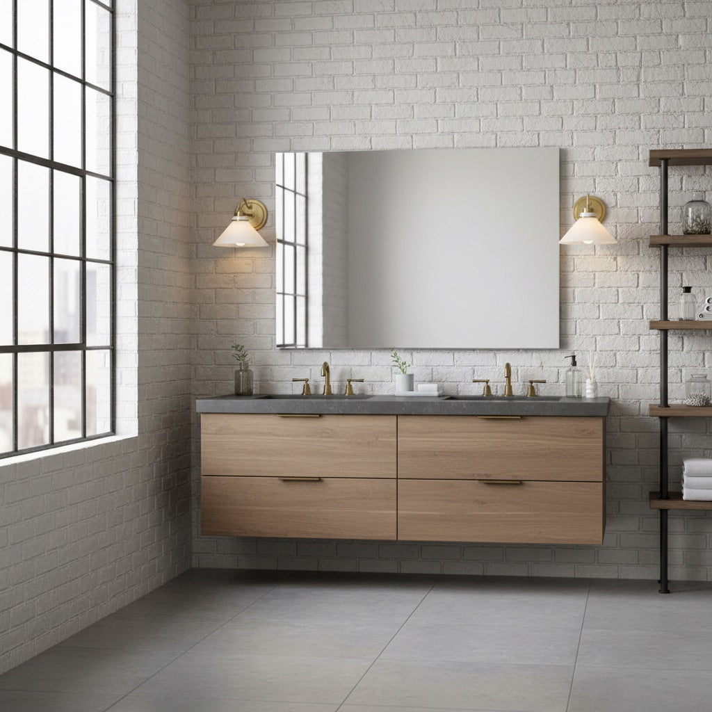 Aurenza Metal Wall Sconce - Farmhouse Tapered Design Wall Light