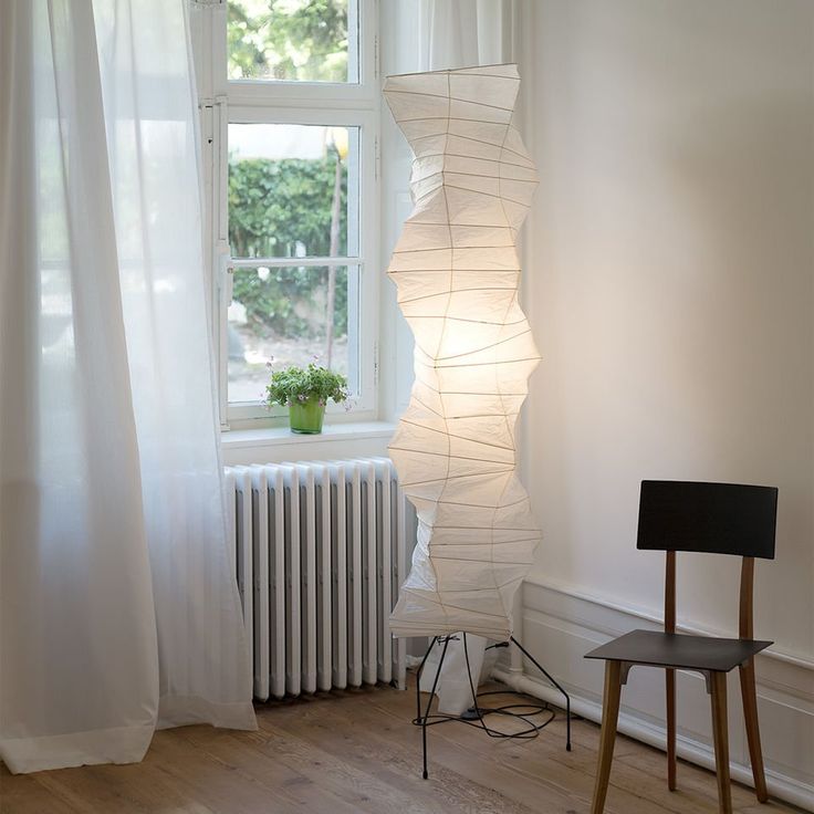 Rice Paper Floor Lamp - Bamboo Frame Soft Light for Living Room