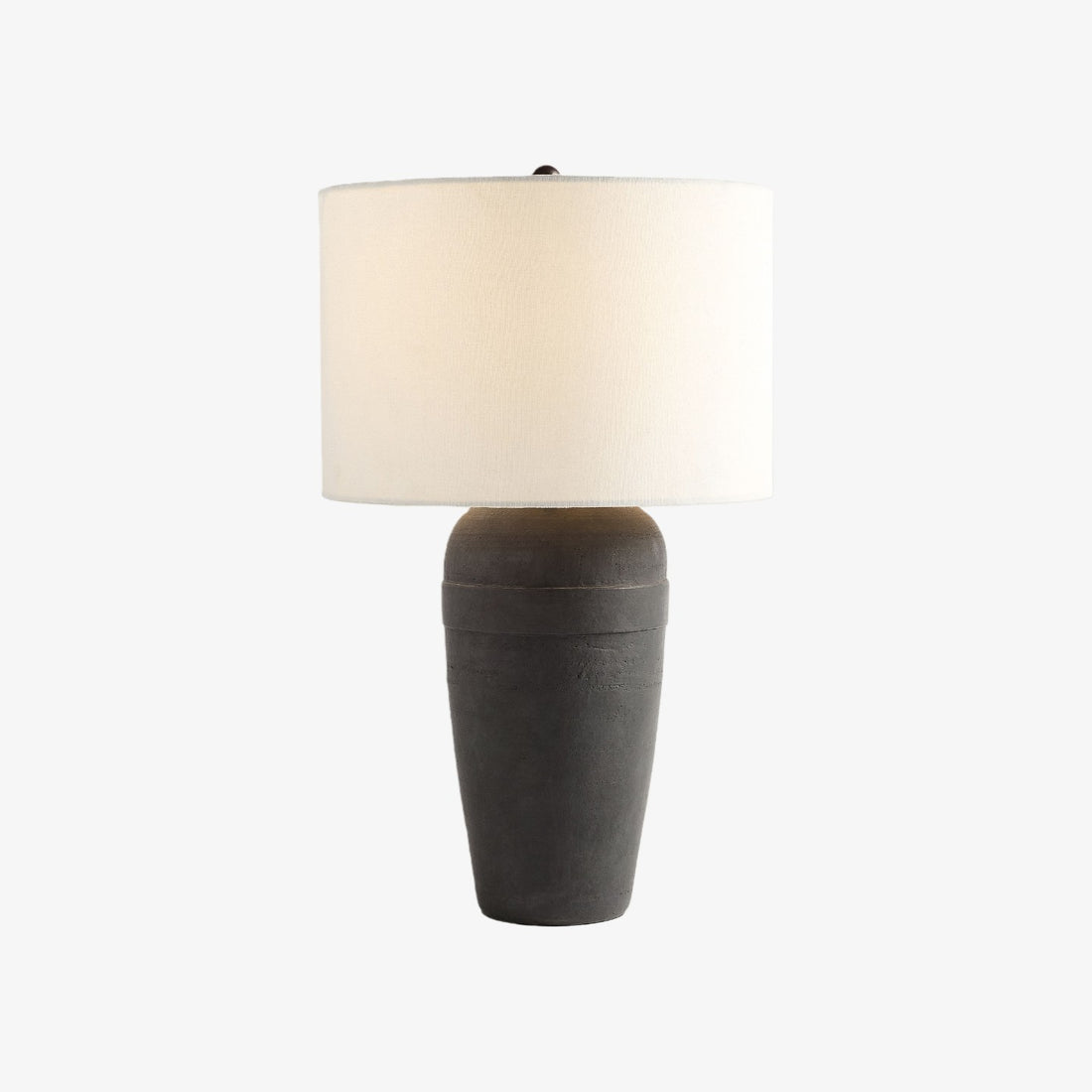 Ceruna Table Lamp with Textured Ceramic Base and Soft Glow for Bedroom Nightstand