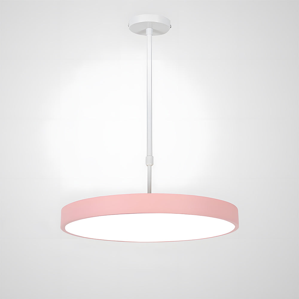 Macaron Disc Pendant Light - Modern Acrylic Kitchen Island Lighting