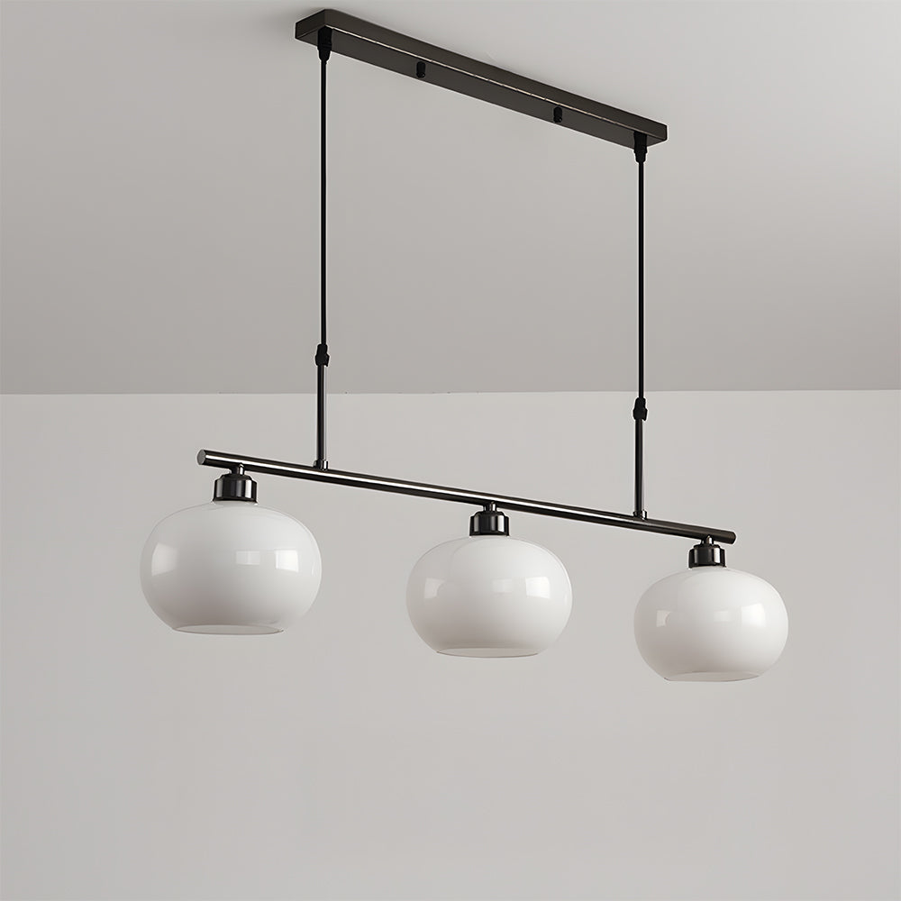 Verstellbare Pendelleuchte - Nordische Hängeleuchte aus Glas für den Esstisch