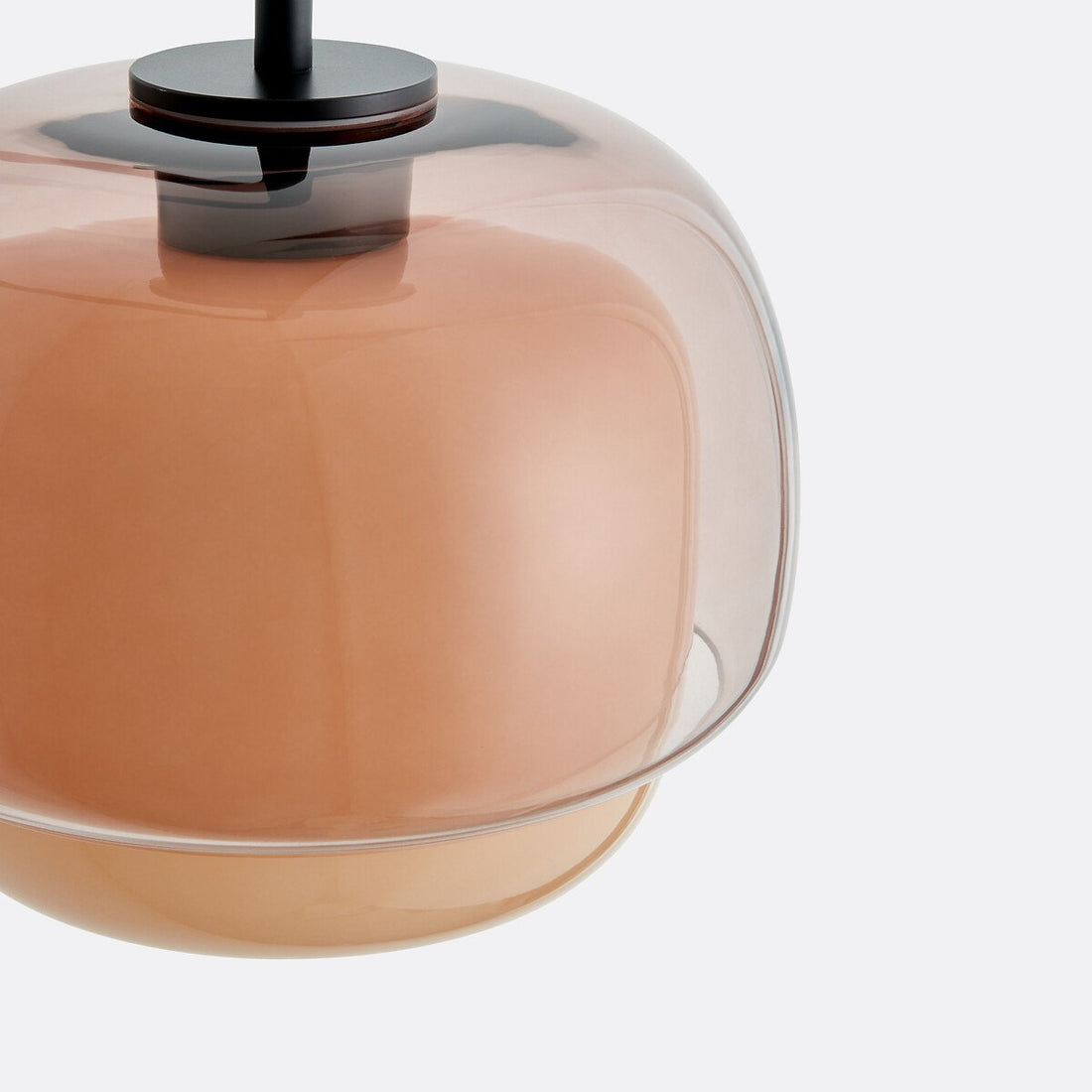 Clinco Farbige moderne Vintage-Glas-Wandlampe – Sanftes Pilz-Glühen