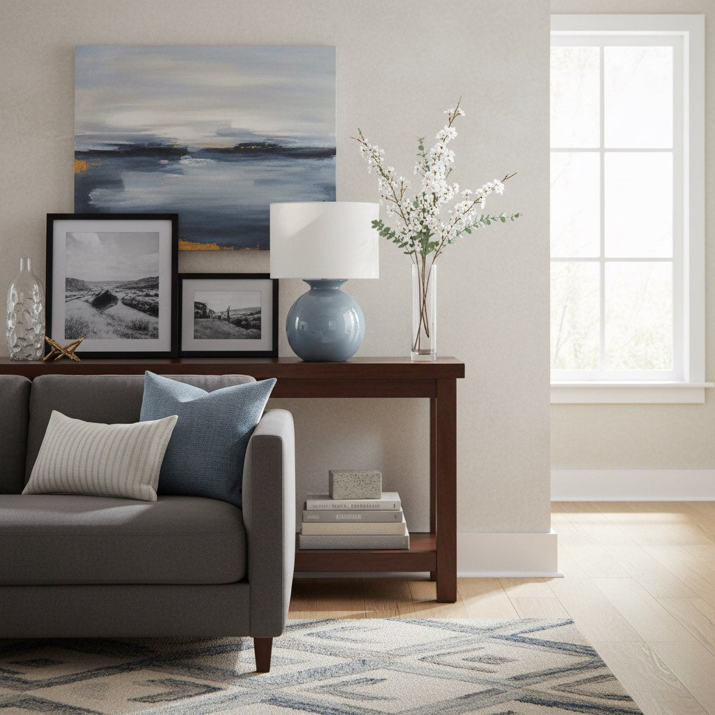 Noria Modern Accent Lamp - Globe Ceramic for Bedroom and Study