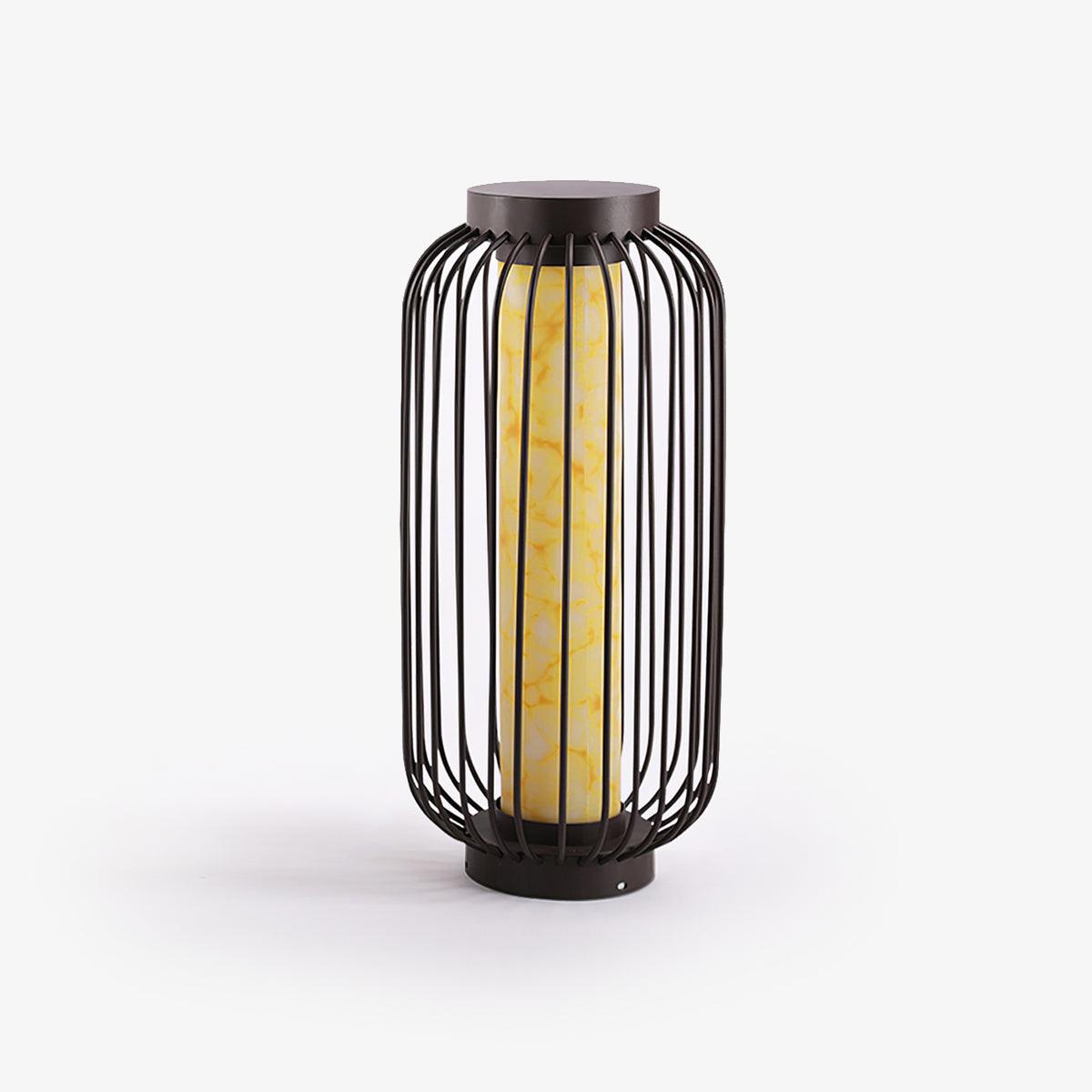 Metal Outdoor Table Lamp - Elegant Weather-Proof Lamp for Patio