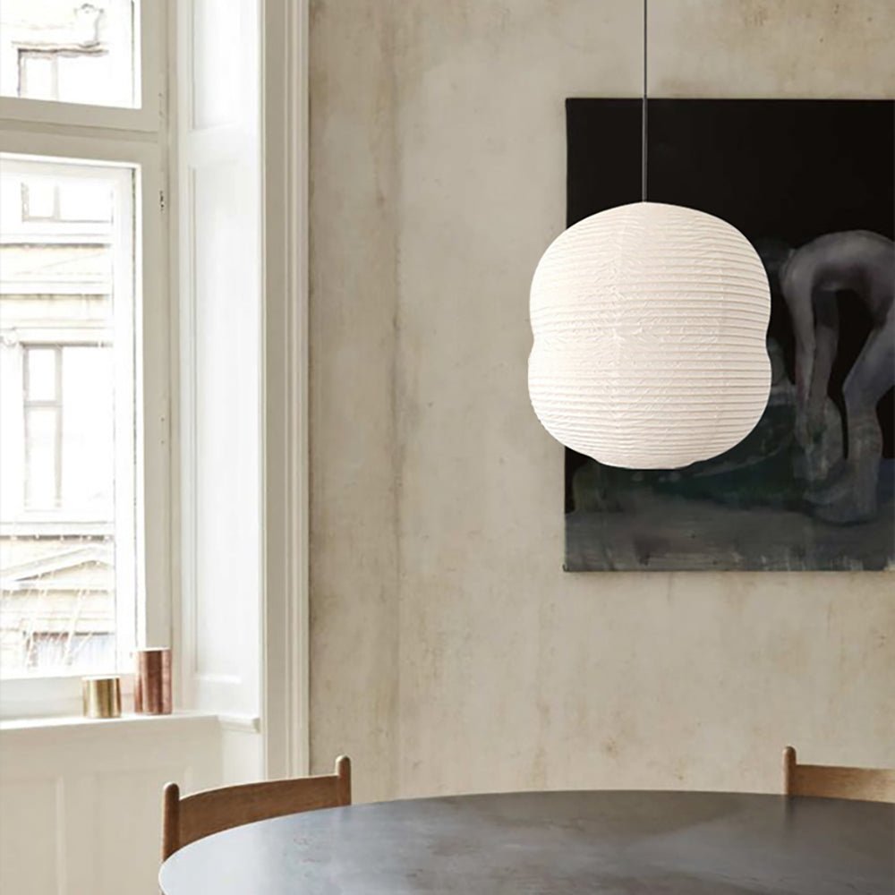Washi-Papier-Mini-Pendelleuchte – Lampe im japanischen Stil für das Wohnzimmer