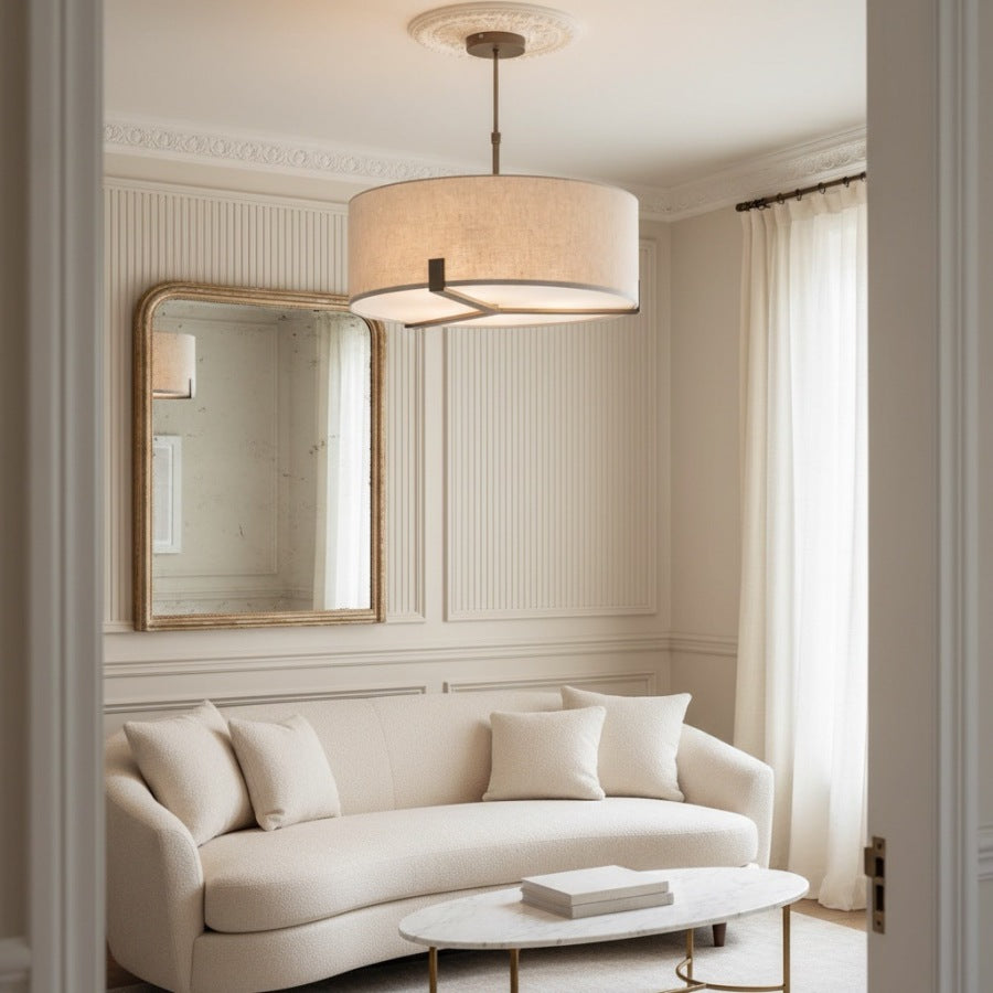Tela 3 Light Suspension Light - Stylish Adjustable Pendant for Dining or Bedroom