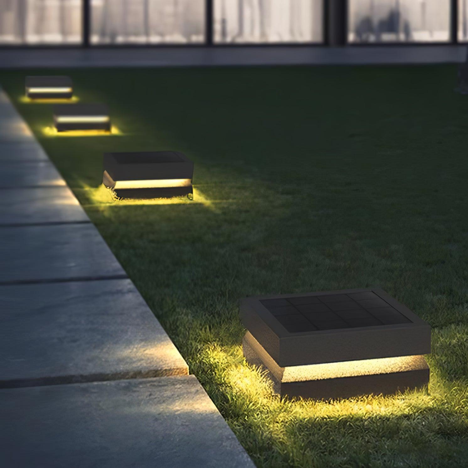 Square Post Outdoor Light - Waterproof Garden Lamp for Pathway