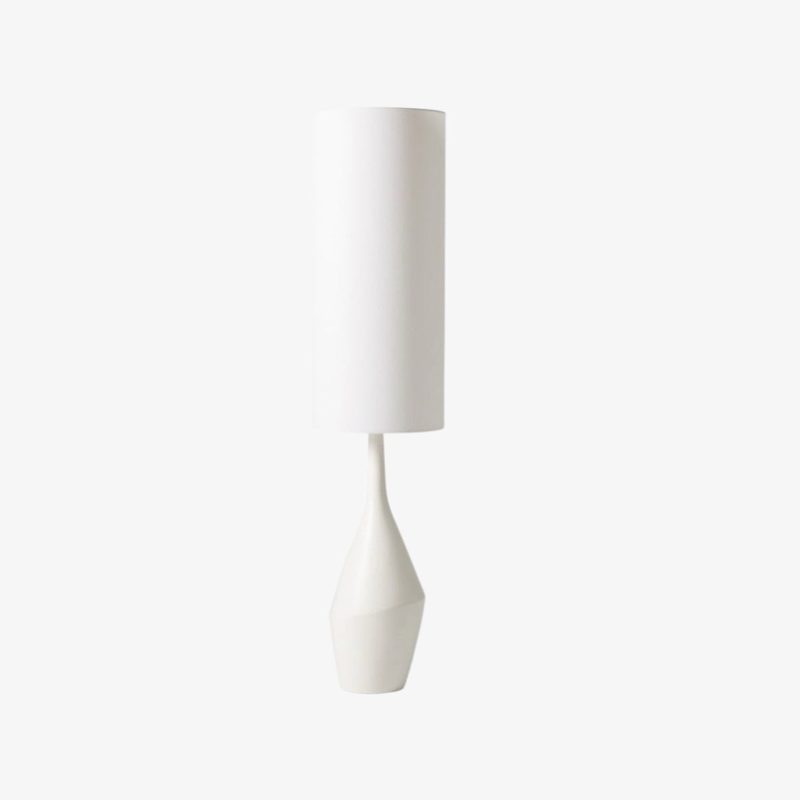 Lumera Organic Modern Ceramic Floor Lamp - Asymmetrical Sculptural Form and Ambient Lighting for Bedroom