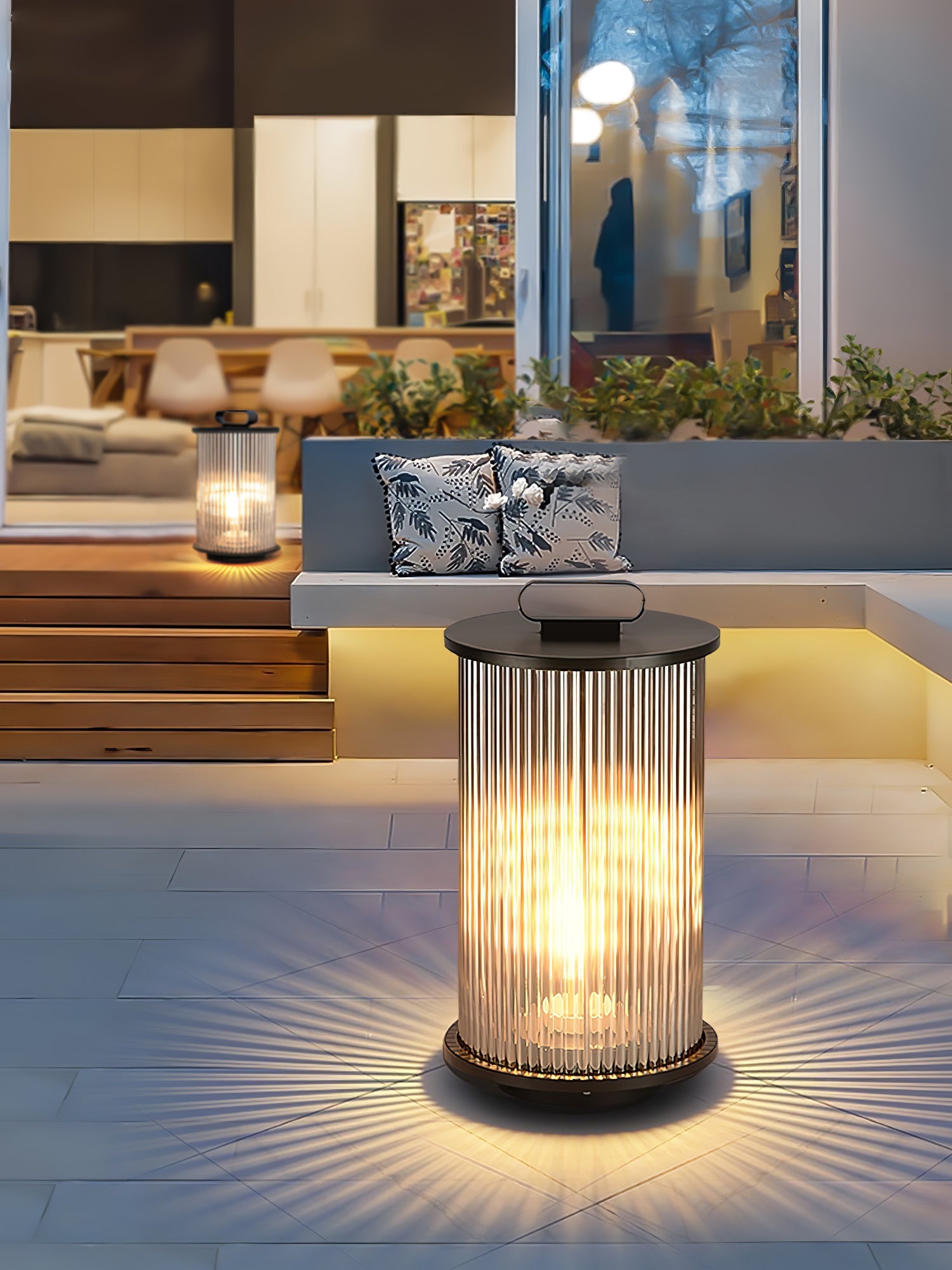 Lantern Garden Outdoor Light - Garden Outdoor Lamp Ideal for Walkways