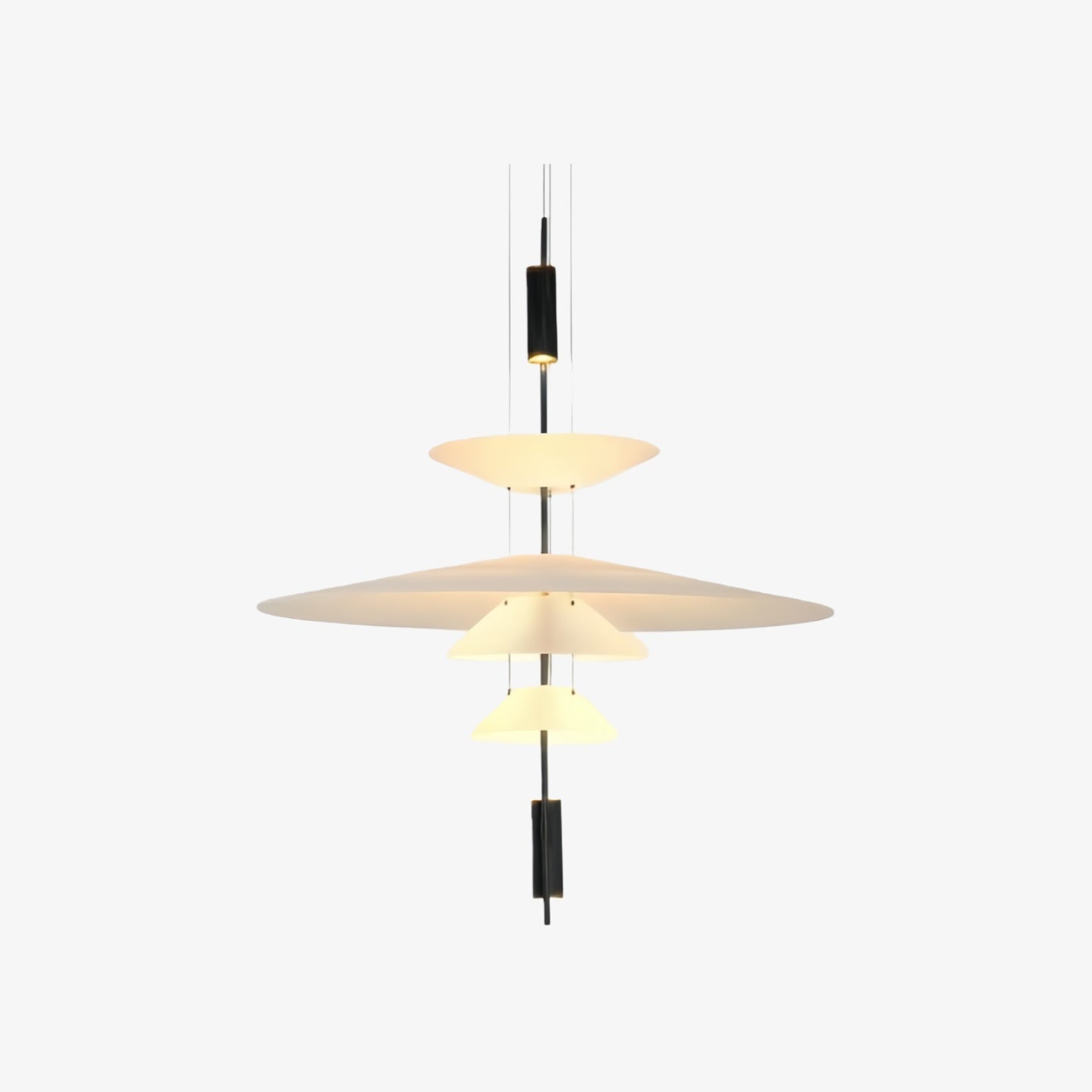Plumeo Flamingo Multi Layered Pendant Light - Minimalist Light Fixture for Modern Living Rooms N54
