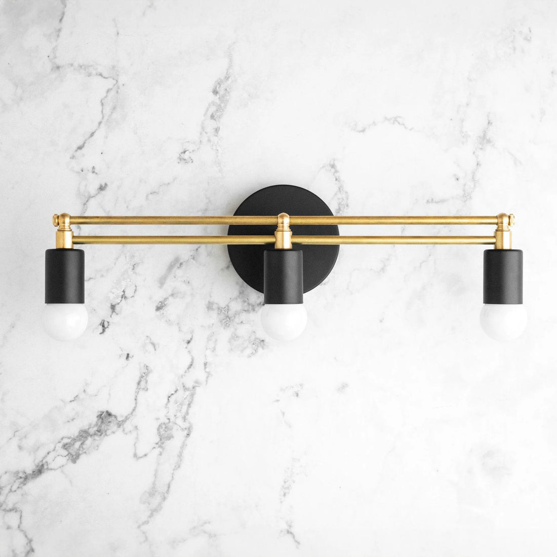Mobilux Line Modern Vanity Light - Bathroom Wall Fixture in Art Deco Style