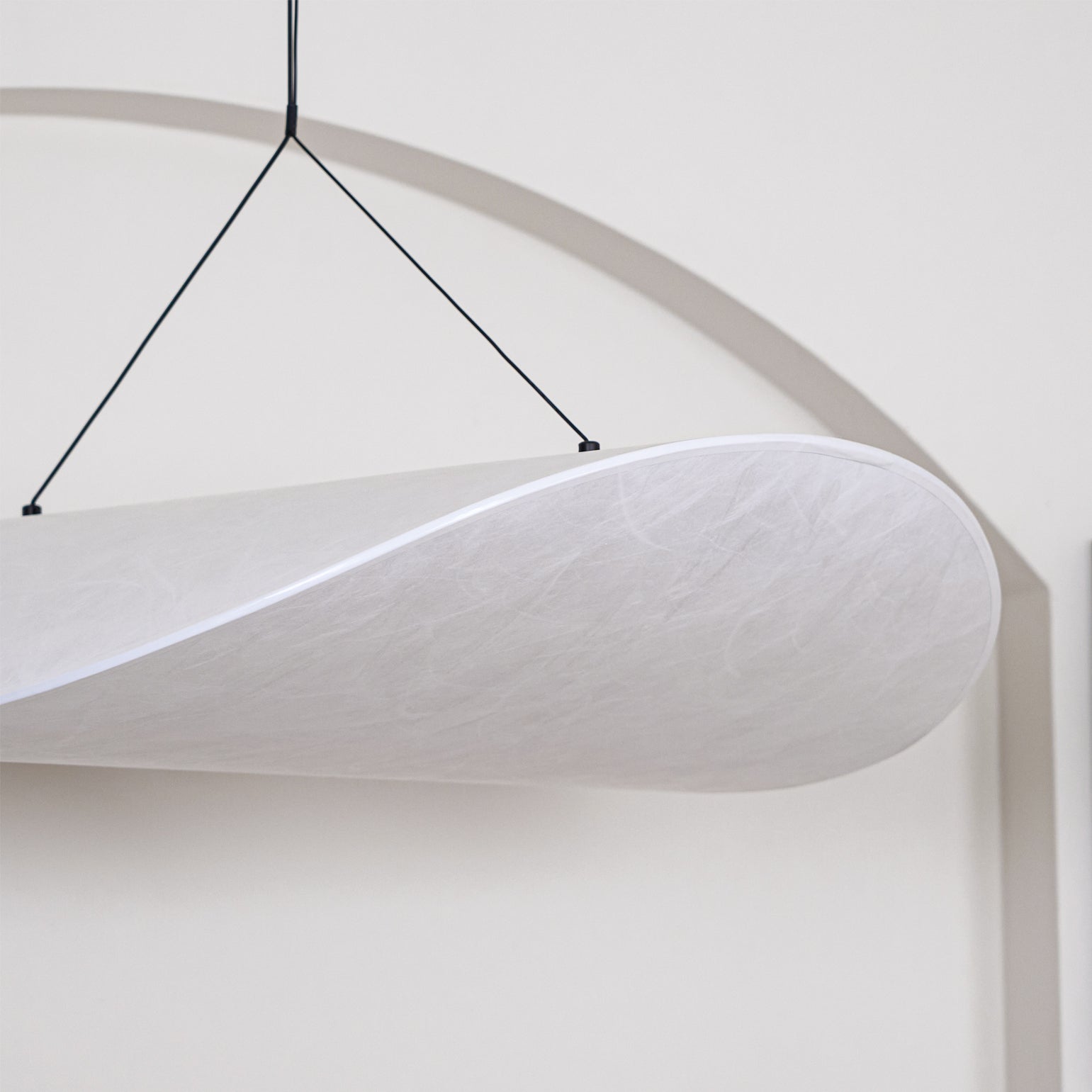 Cloudlike Mulberry Silk Plug-In Pendant Light