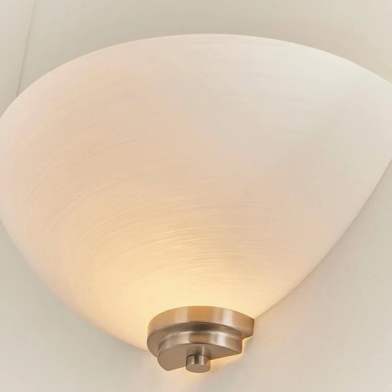 Lunetal Uplighter Retro Art Deco Profile Sconce – Decorative Wall Lamp for Entry or Study
