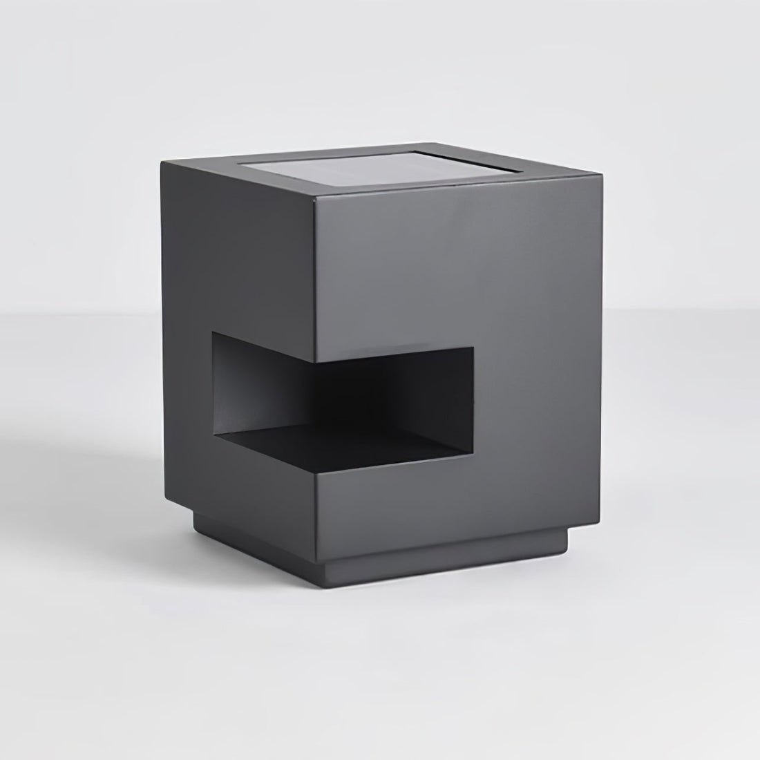 Cube Post Outdoor Light - Cube Outdoor Lamp Great for Courtyards