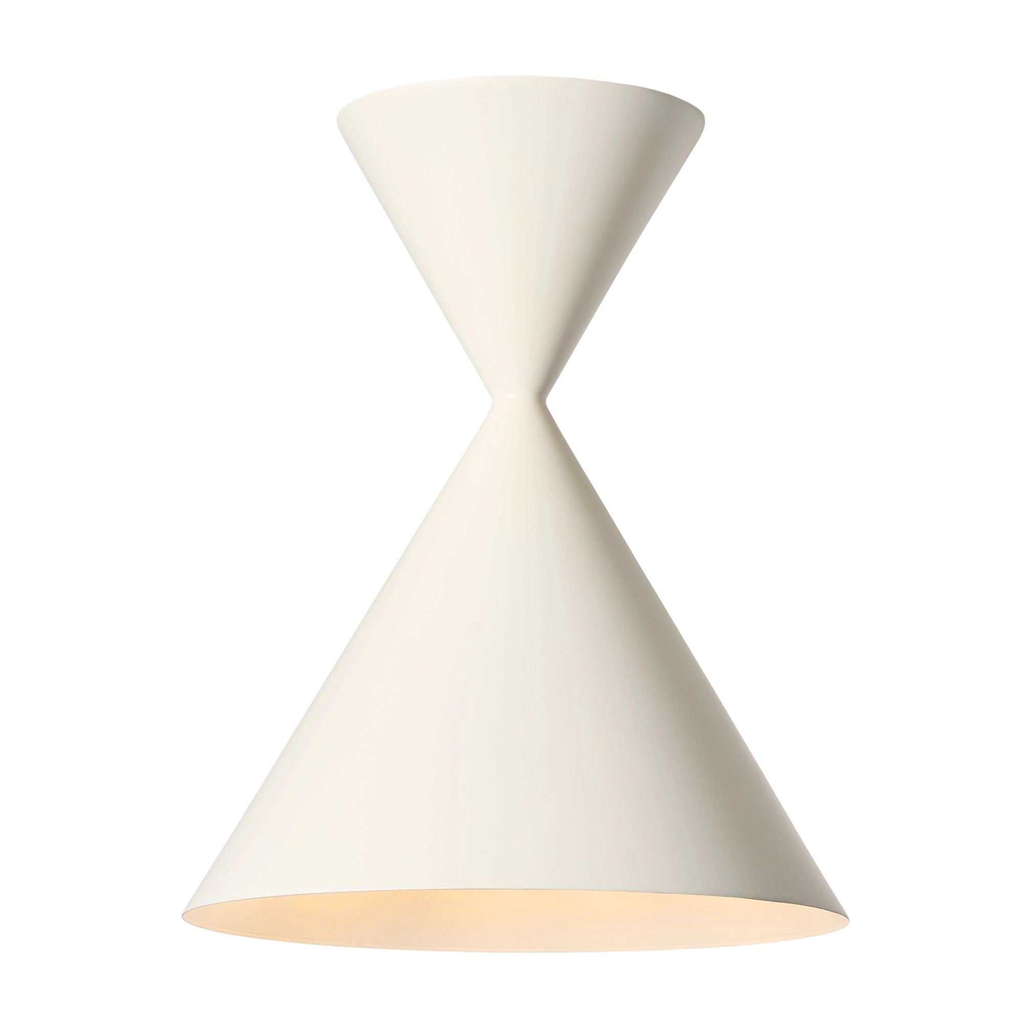 Brivana Metal Semi-Flush Ceiling Light - Modern Cone Lamp for Hallway