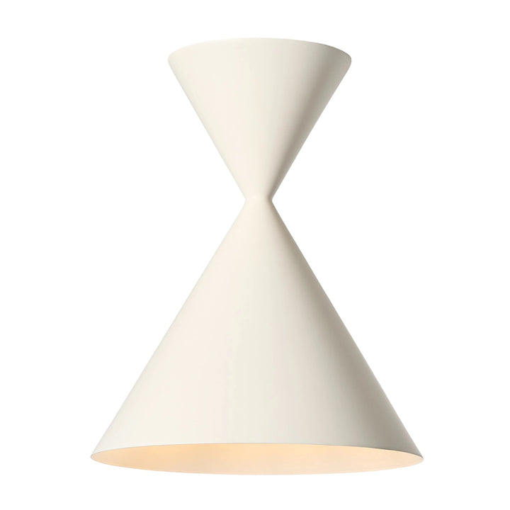 Brivana Metal Semi-Flush Ceiling Light - Modern Cone Lamp for Hallway