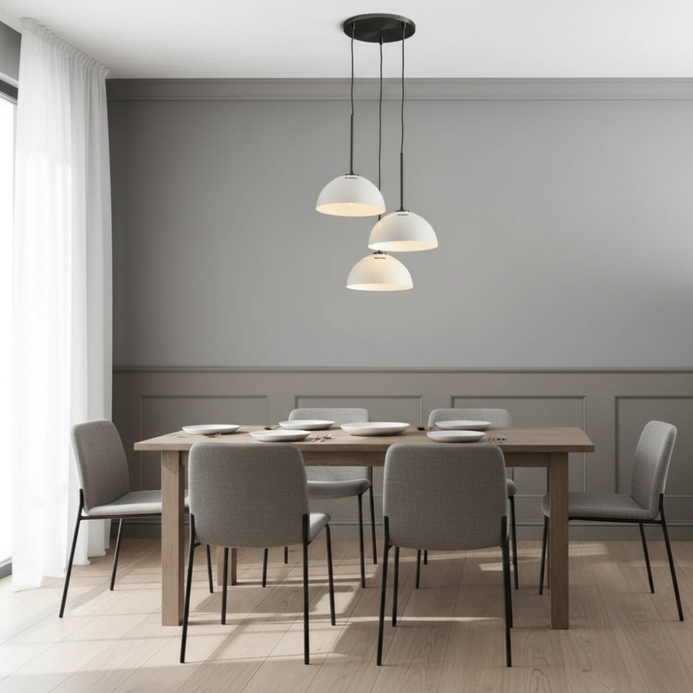 Parvion 3-Head Metal Pendant Light - Adjustable Modern Kitchen Lamp