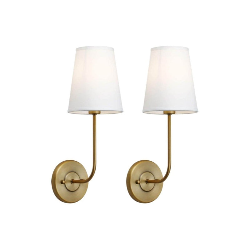 Minimalist Nordic Fabric Metal Wall Lamp