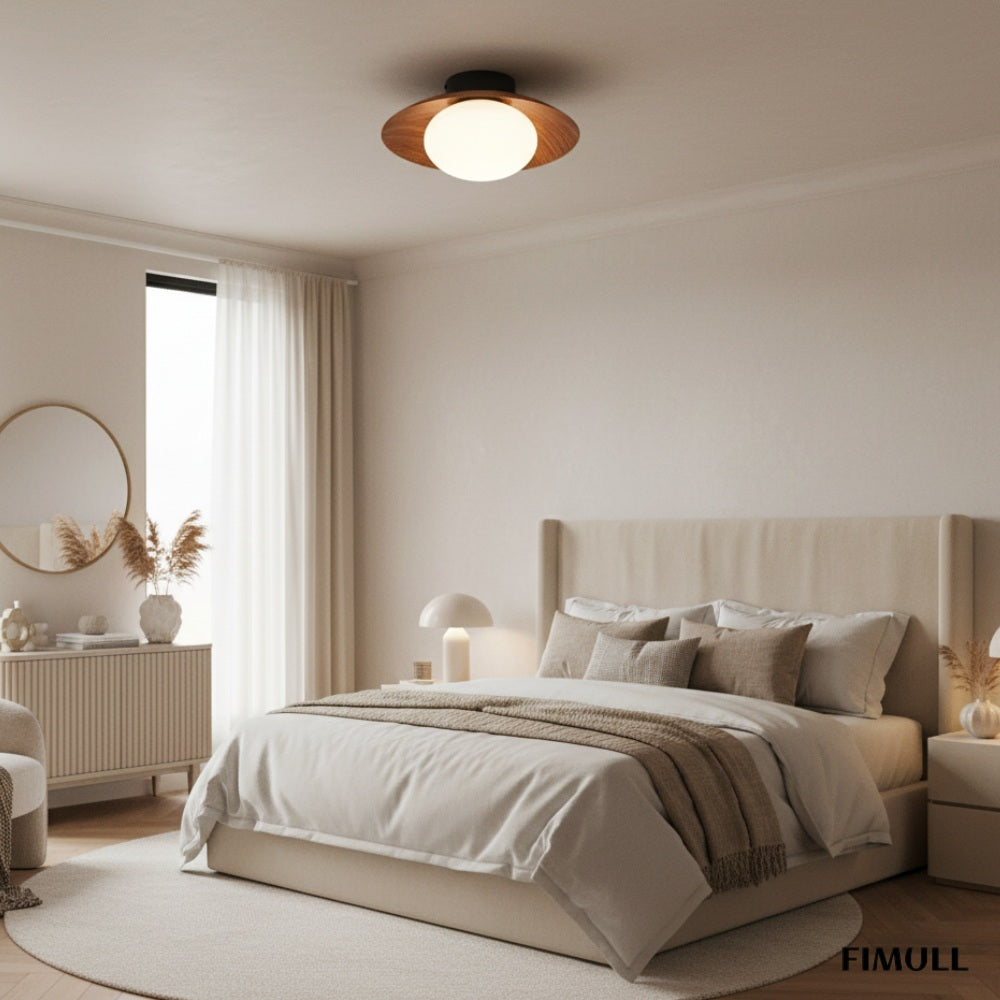 Oribela Sculptural Globe Ceiling Light Modern Flush Mount for Kitchen and Lounge