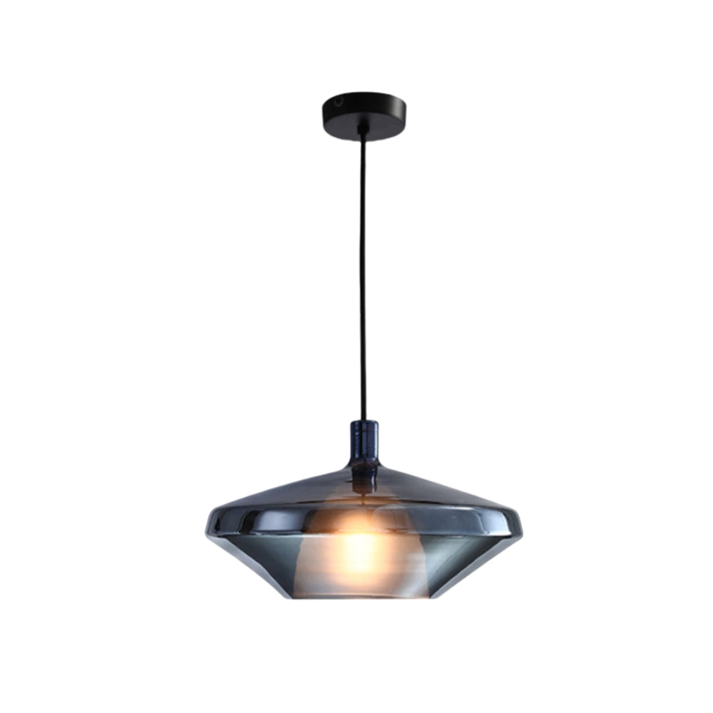 Modern Glass Pendant Light – Simple Colorful Dining Room Lighting