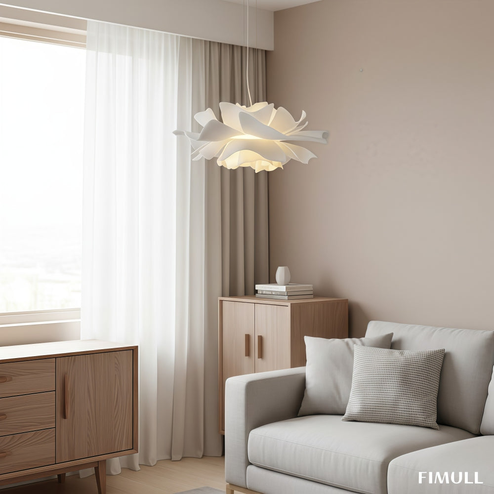 Lotus Flower Petal Pendant Light Nordic Style for Living Room