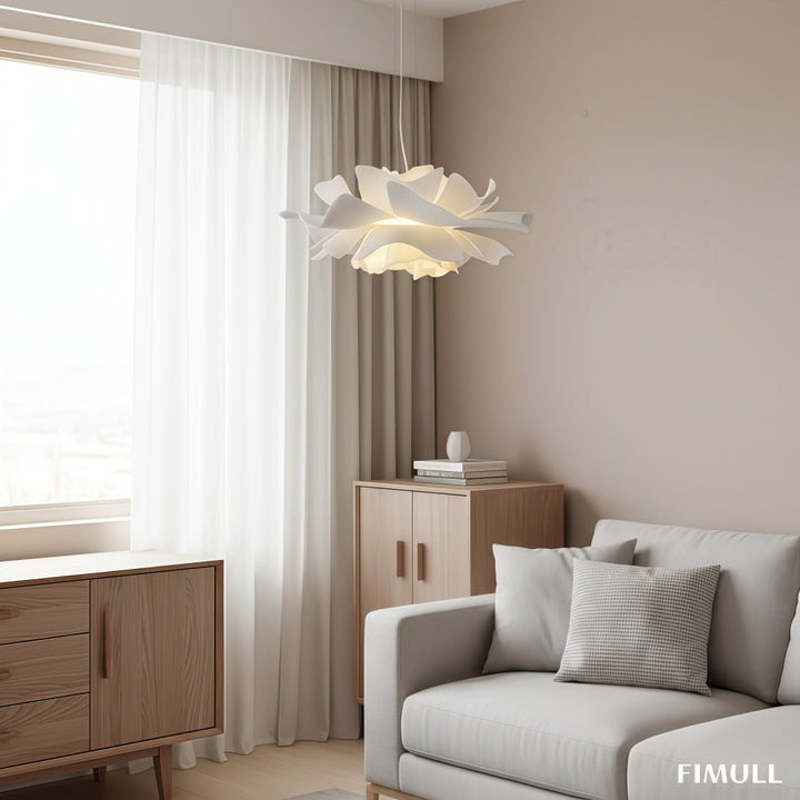 Lotus Flower Petal Pendant Light Nordic Style for Living Room