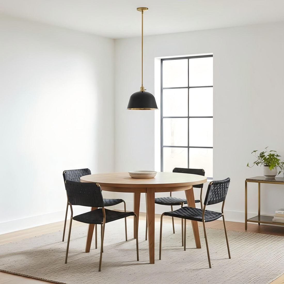 Forvara Metal Bell Design Pendant Lamp - Modern Metal Pole Design Kitchen Lighting