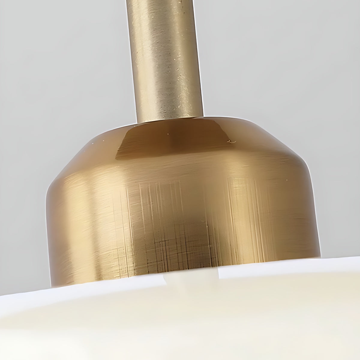 Bauhaus Brass Disc Vintage Ceiling Lamp