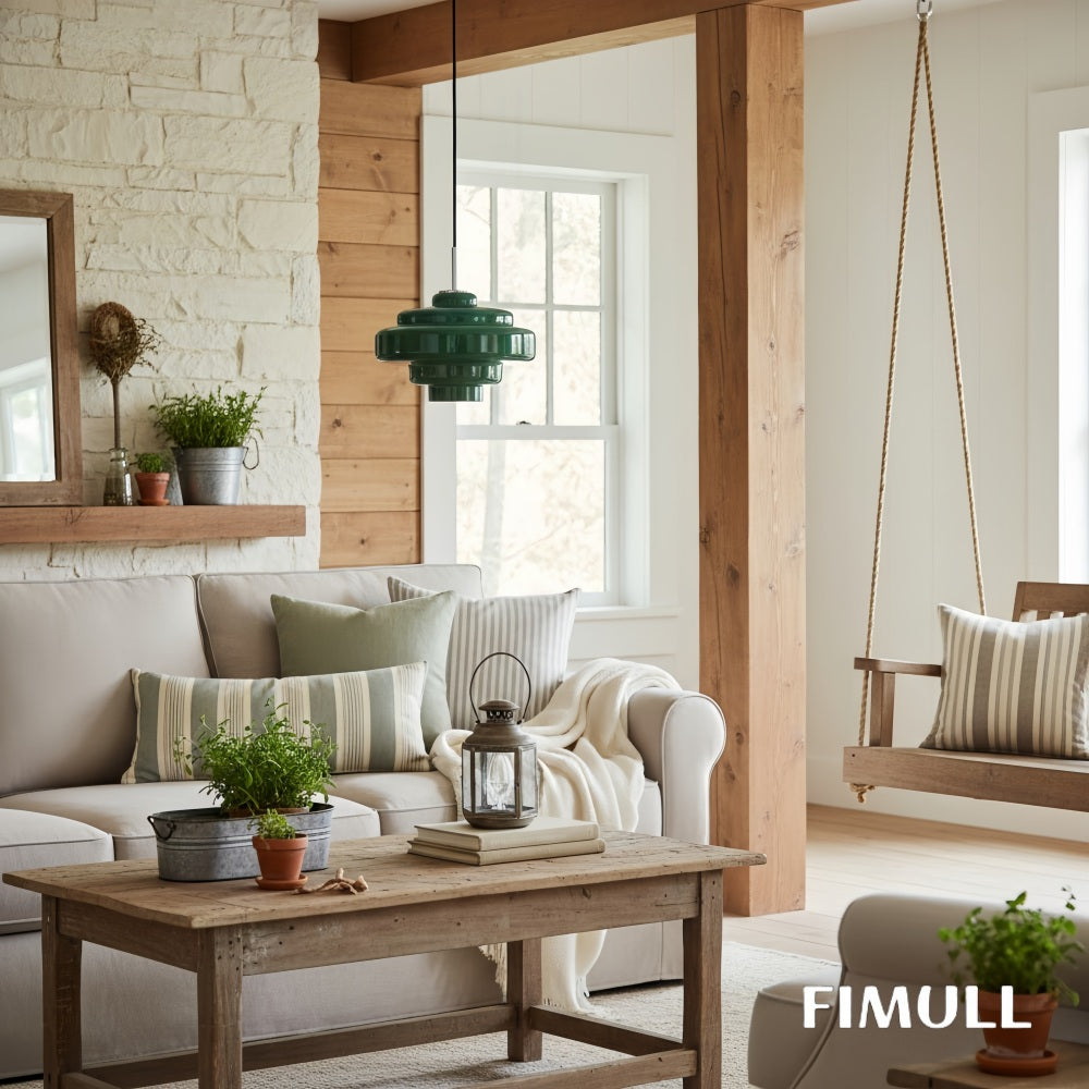 Koloro Millie Glass Pendant Light Modern Retro for Kitchen and Living