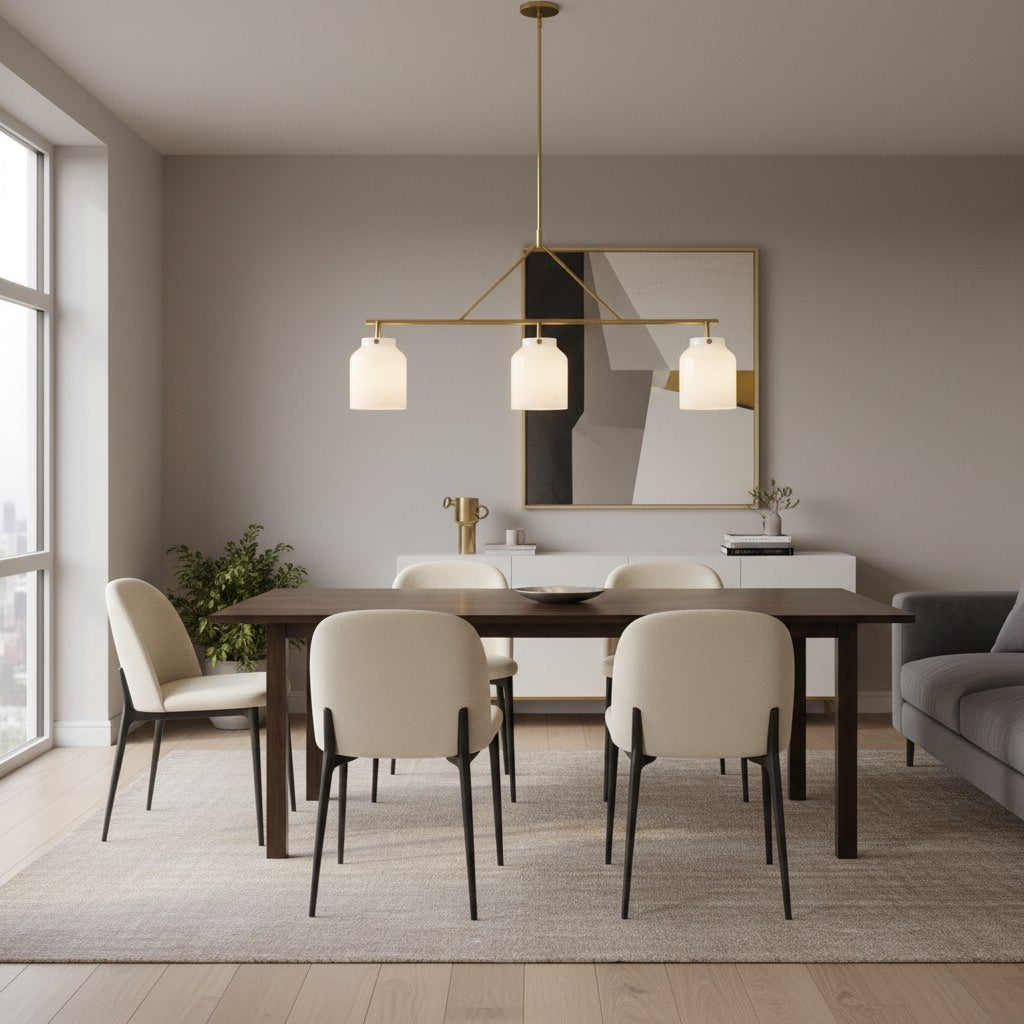 Hanton Metal Pendant Light - Modern Hanging Lamp for Dining Room