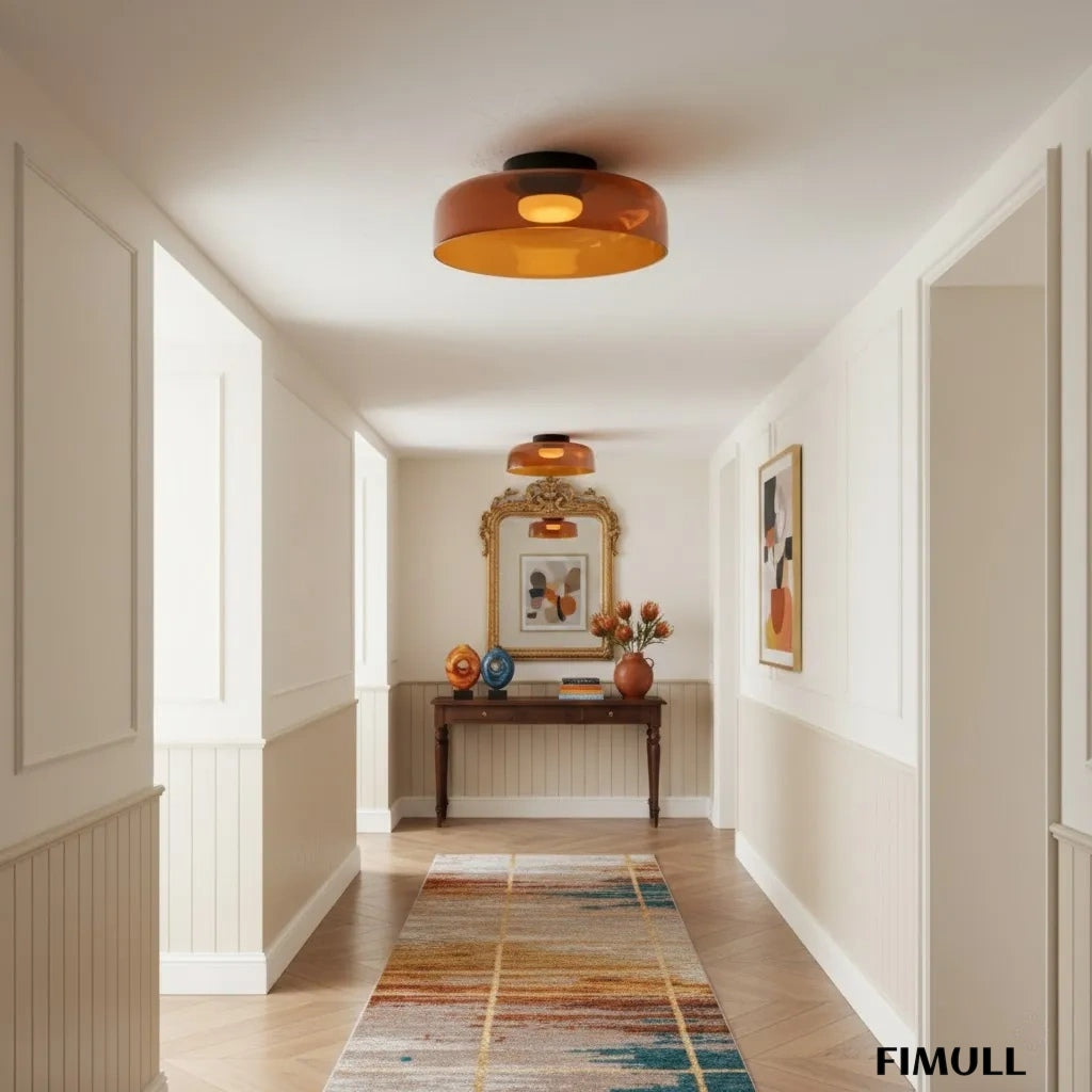 Celestial Modern Layered Glass Ceiling Light - Scandinavian Ceiling Lamp for Home Spaces