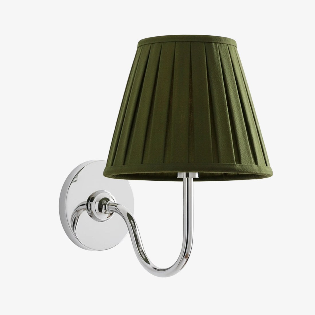 Luvora Vintage Pleated Shade Wall Lamp - Modern Brass Linen Wall Lighting