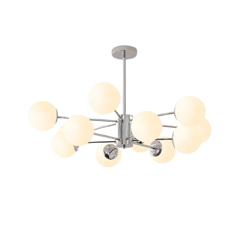 Nordic Branch Glass Ball Multi-Head Chandelier