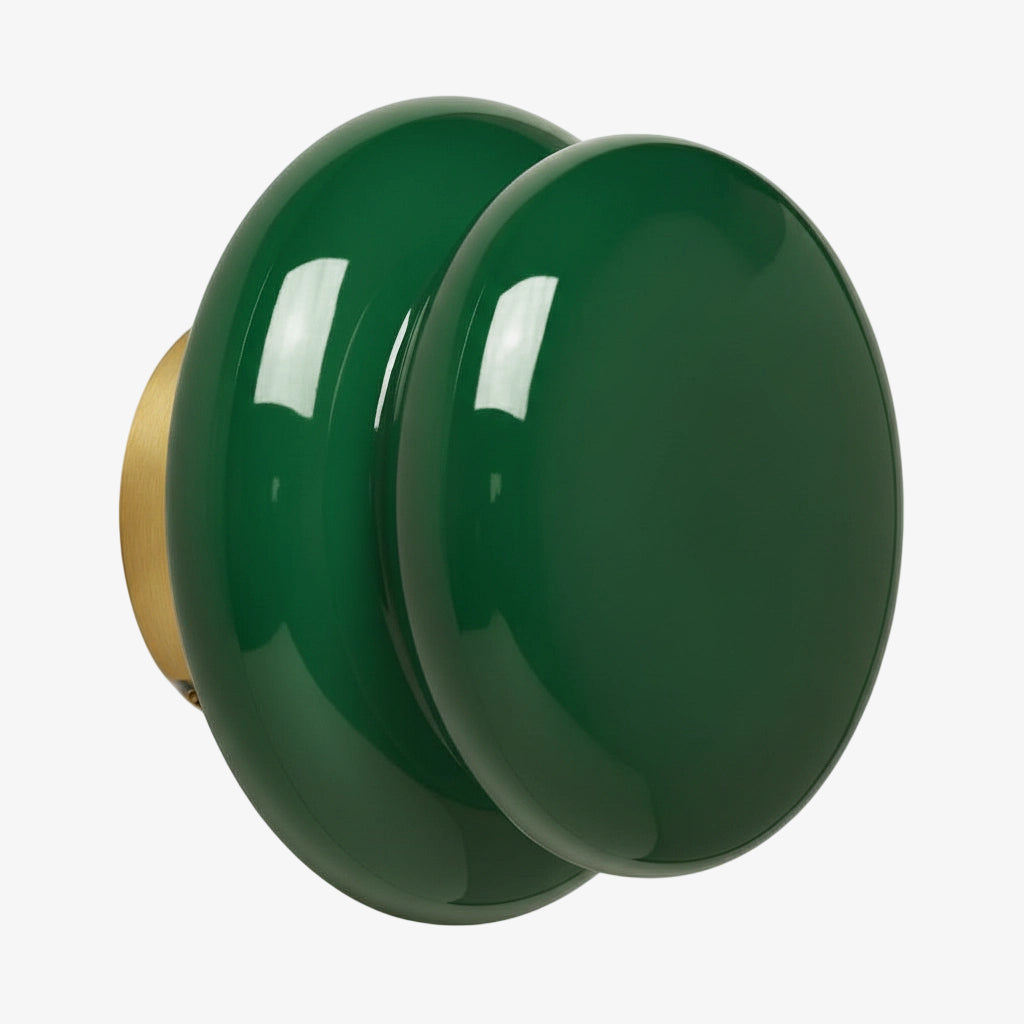 Orra Vintage Opalglas Wandlampe - Klassische runde Wandleuchte für Wohnzimmer