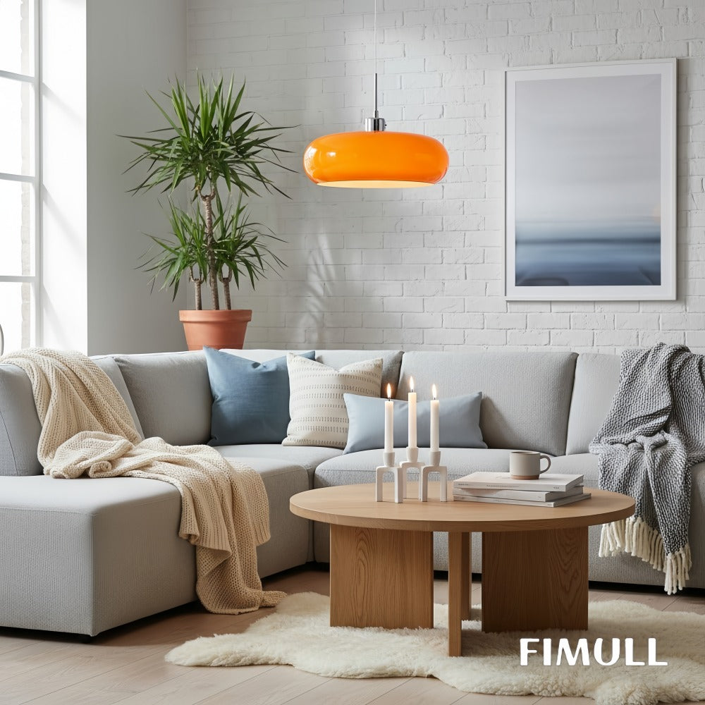 Bauhaus Glass Pendant Lamp Mid Century Modern for Kitchens and Dining