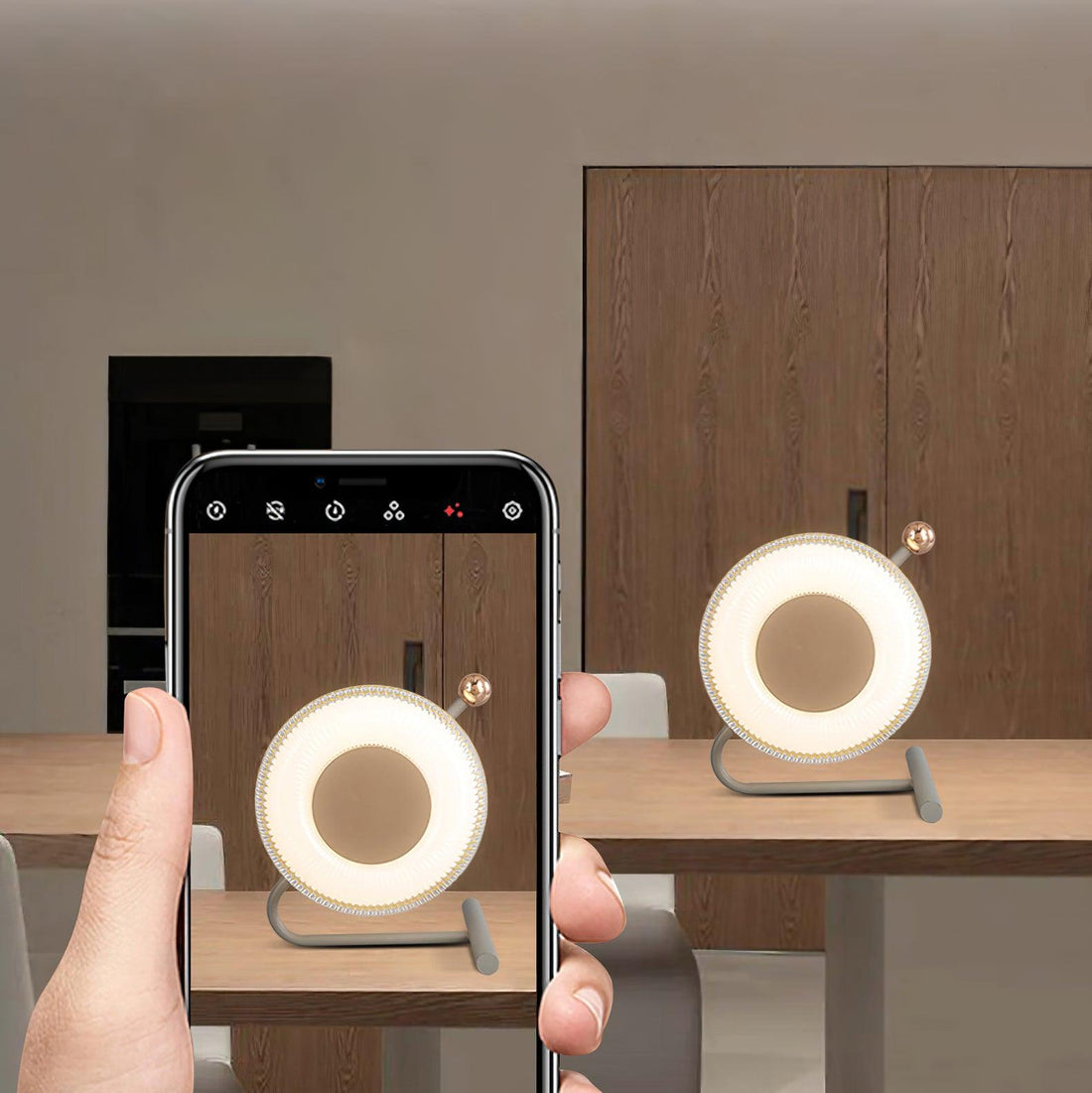 Wiederaufladbare Tischlampe – Verstellbare LED-Arbeitsleuchte für Schreibtisch und Schlafzimmer