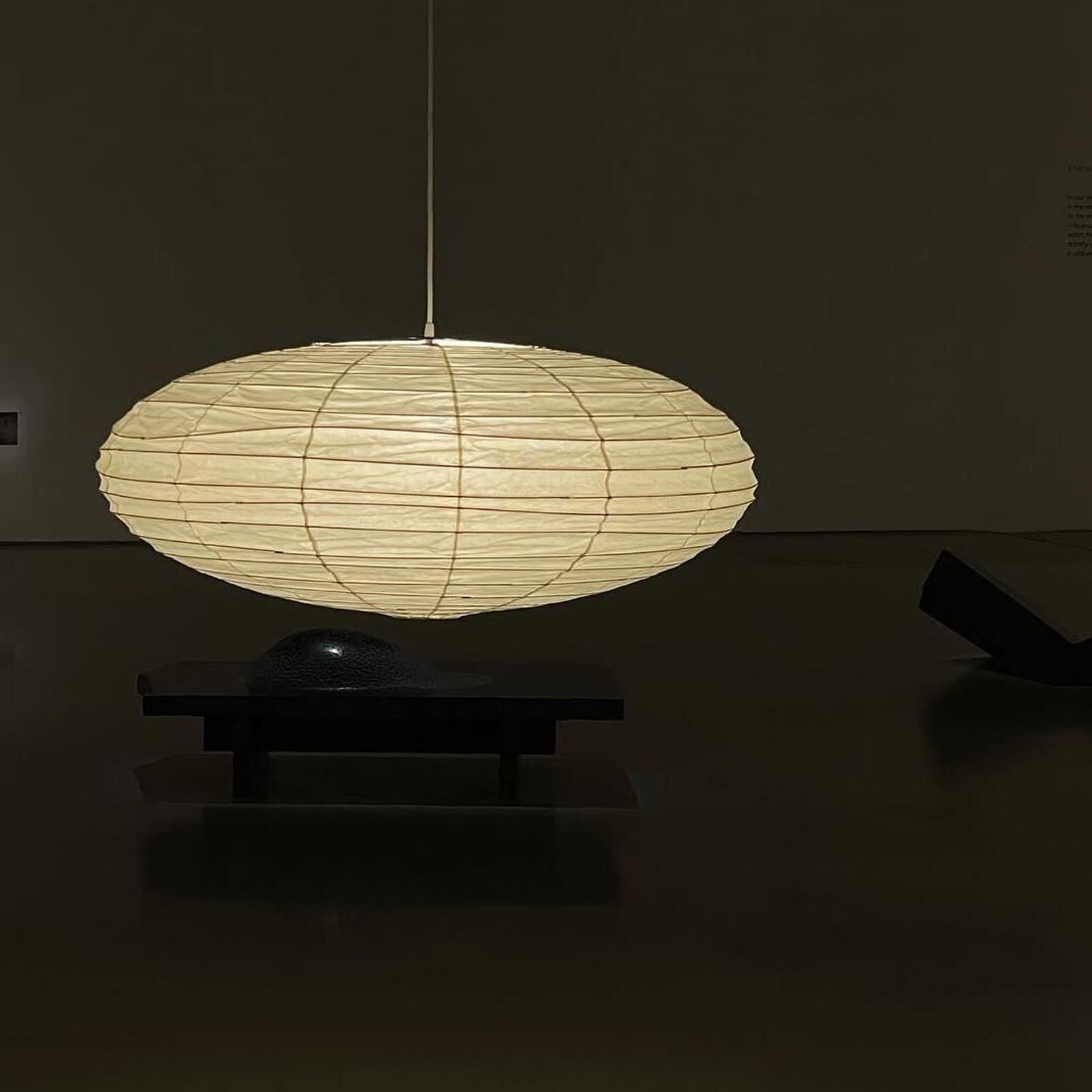 Washi Paper Pendant Lamp - Minimalist Japanese Light for Bedroom Decor