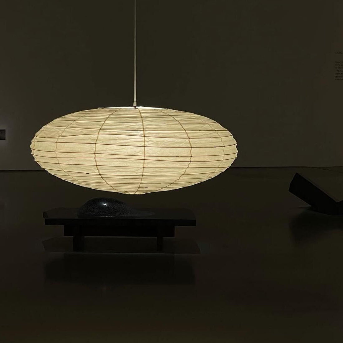 Washi Paper Pendant Lamp - Minimalist Japanese Light for Bedroom Decor