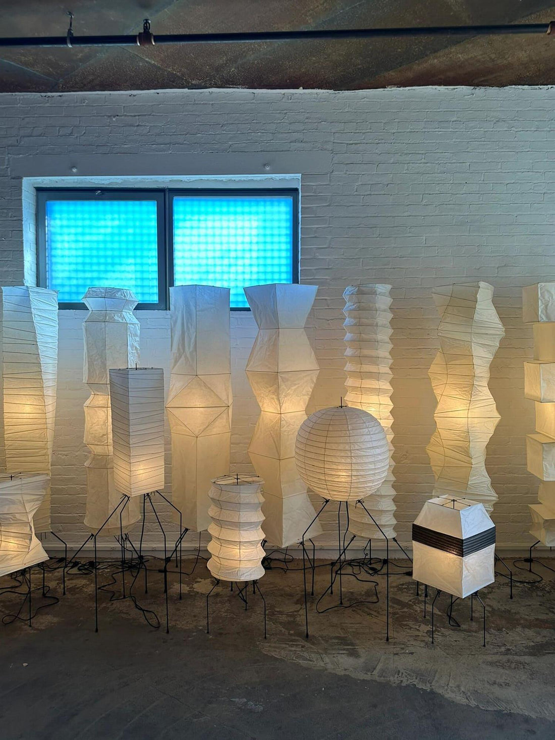 Reispapier-Laternen-Stehlampe – Moderne ovale Lampe für den Eingangsbereich