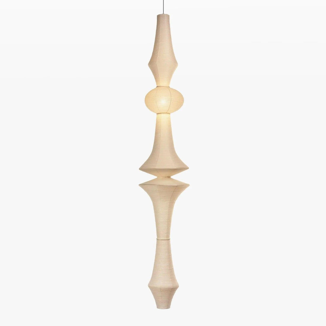 Washi-Papier-Pendelleuchte – Japanische handgefertigte Lampe für das Wohnzimmer