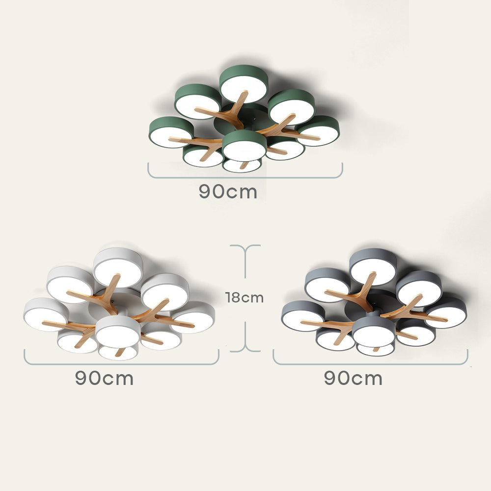 Contemporary Luxurious Ceiling Light - Acrylic Fixture for Living Room