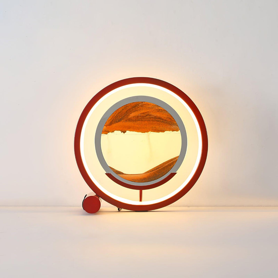 Entspannende Sand-Tischlampe – fließendes Sandlicht für Schlafzimmer und Büro