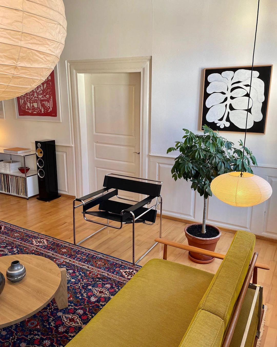 Mulberry Washi Pendant Lamp - Soft Handmade Light for Warm Home Decor