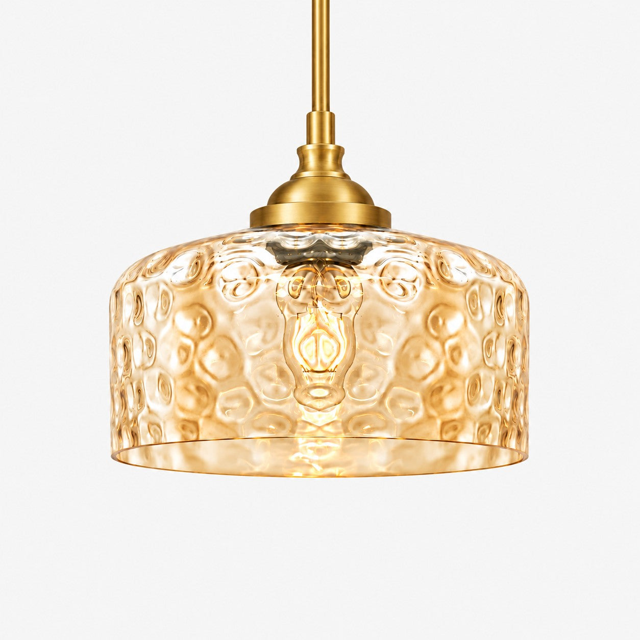 Verstellbare Vintage-Pendelleuchte aus Glas