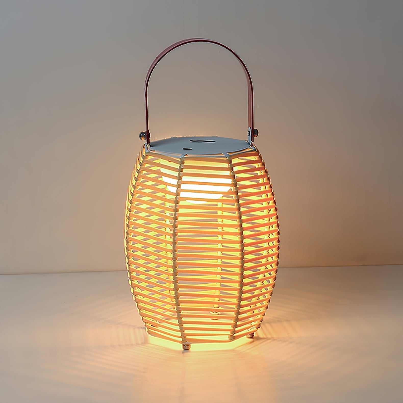 Laterne Tischlampe mit eingebautem Akku – tragbare Lampe für Schlafzimmer