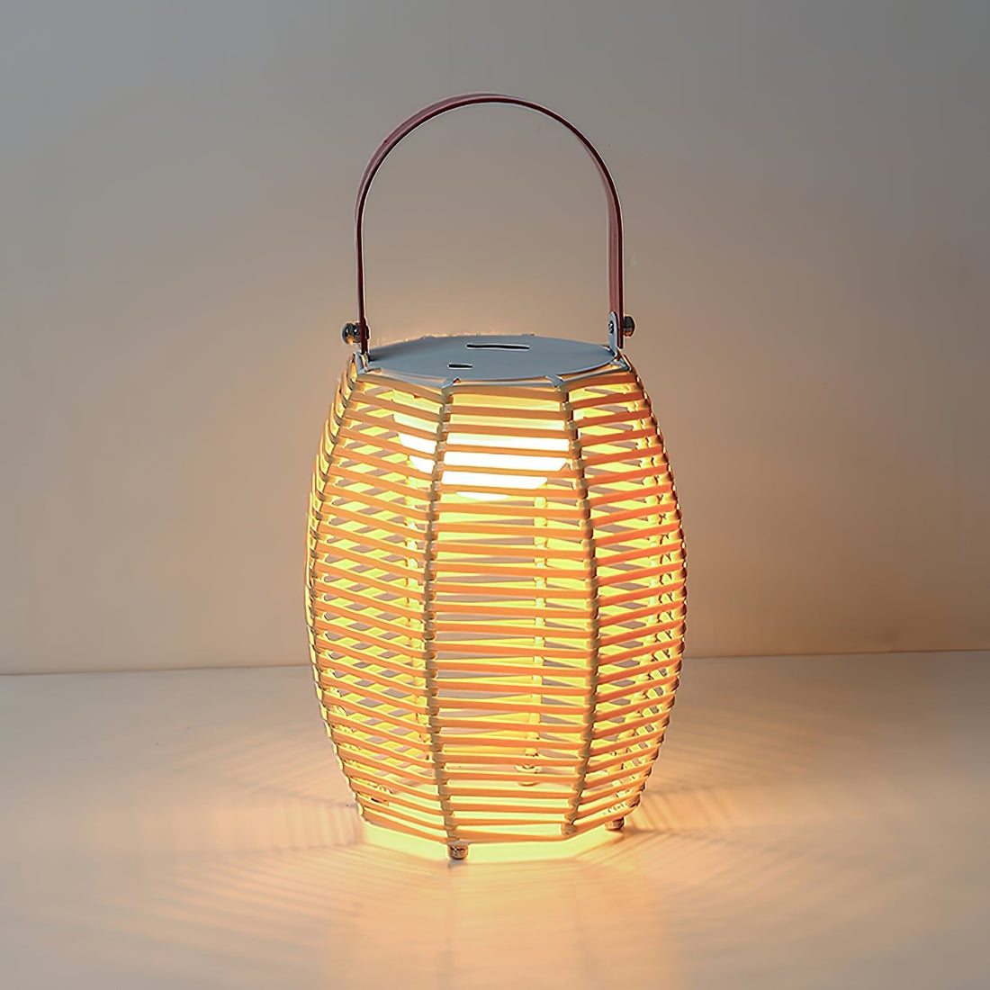 Lantern Built-in Battery Table Lamp - Portable Lamp for Bedroom
