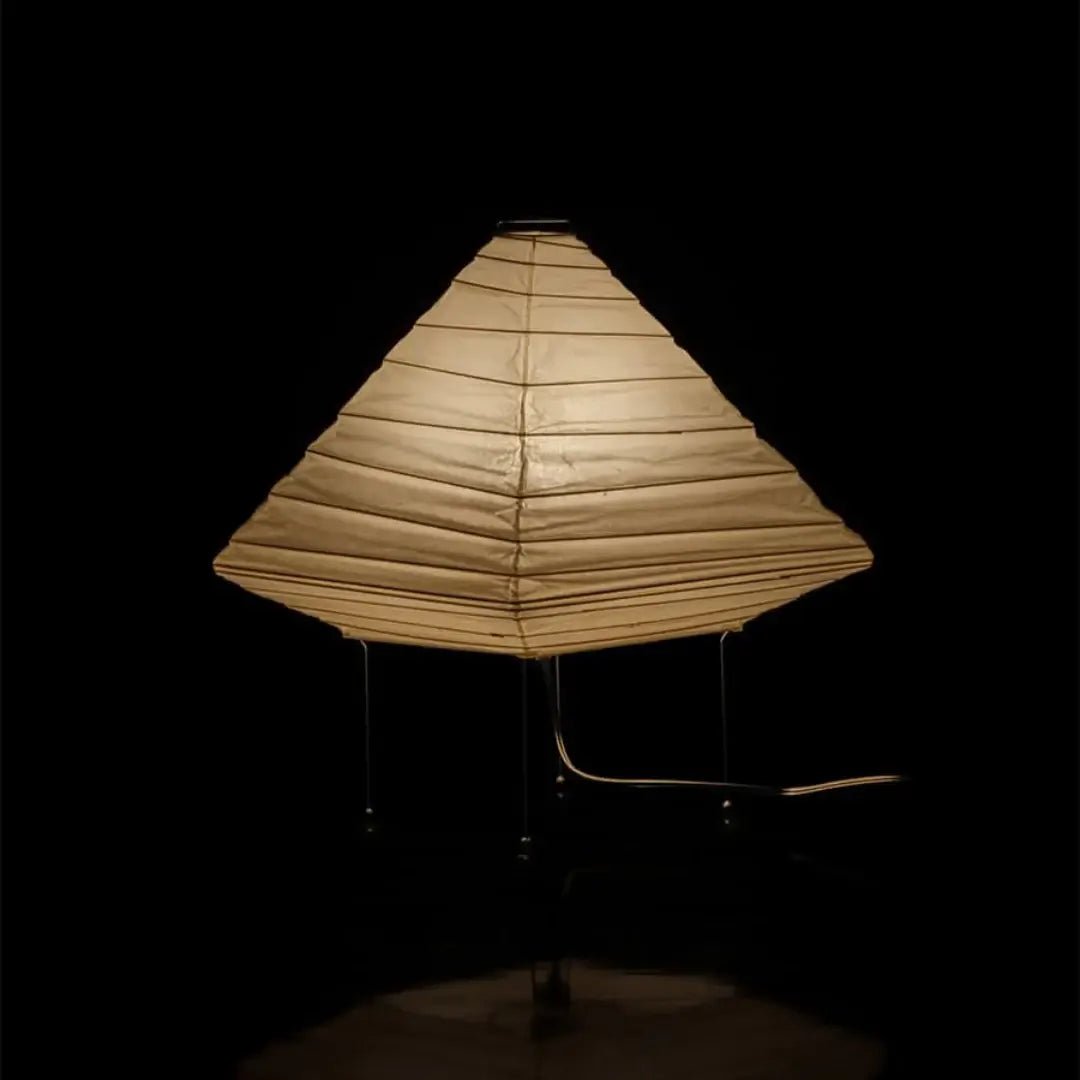 Simplicity Paper Table Lamp - Japanese Craft Paper Lamp for Entryway