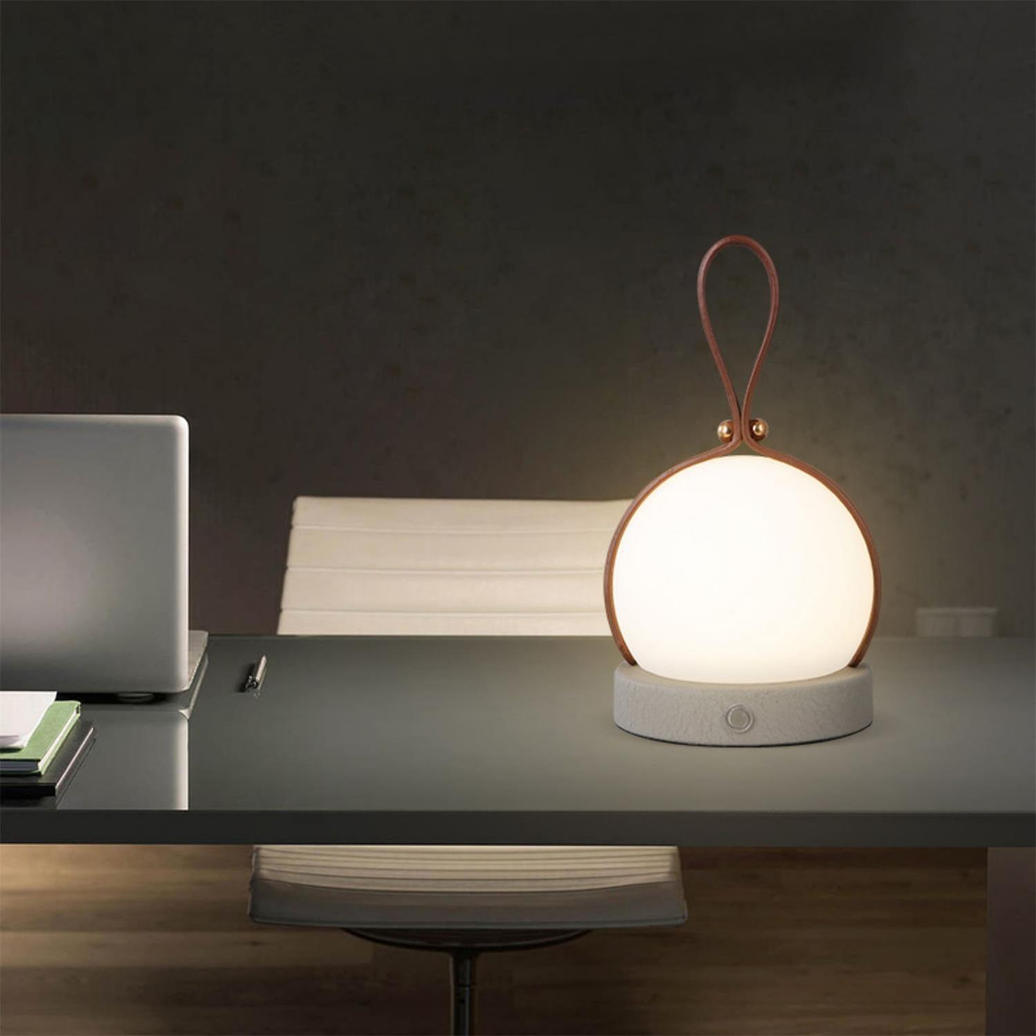 Laterne Tischlampe für den Innenbereich – Eingebaute Batterie Moderne Eisenbeleuchtung